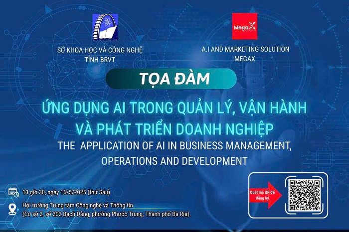 Tọa đàm “Ứng dụng A.I trong quản lý, vận hành và phát triển doanh nghiệp”