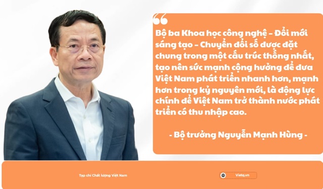 Bộ ba khoa học công nghệ, đổi mới sáng tạo và chuyển đổi số là động lực phát triển