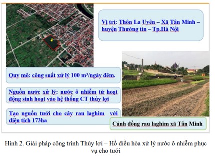 Đề xuất giải pháp khoa học công nghệ và quản lý cải thiện chất lượng nước tưới mặt ruộng trong công trình thủy lợi thuộc lưu vực sông Nhuệ sông Đáy
