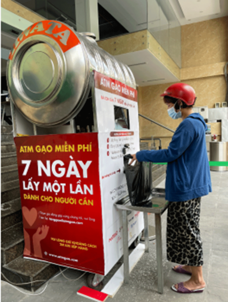 Máy ATM gạo thông minh