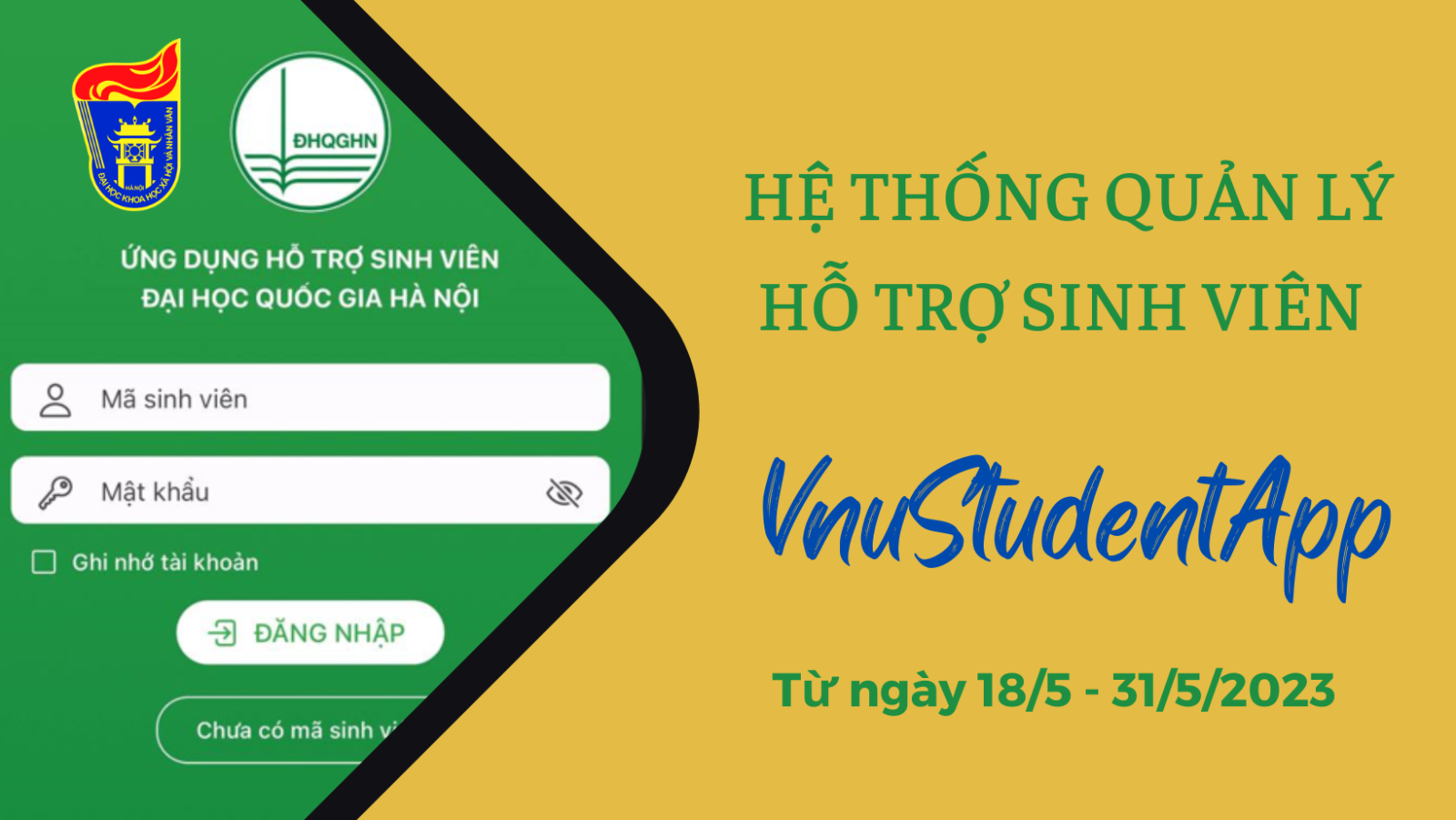 Hệ thống quản lý, hỗ trợ sinh viên trên nền tảng mobile