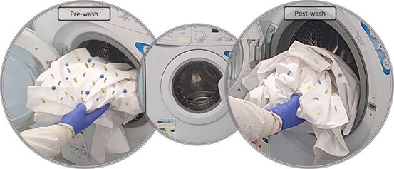 Máy giặt thông thường không loại bỏ được mầm bệnh nguy hại trên quần áo