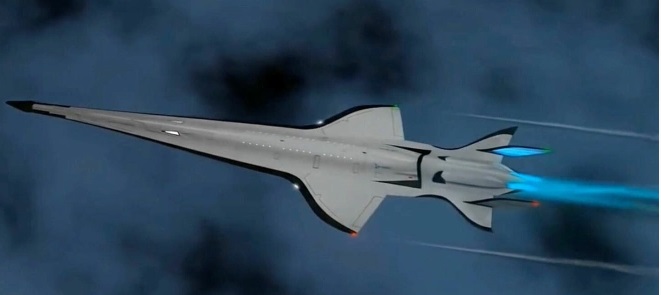 Thiết kế máy bay siêu thanh chở khách tốc độ 9.000 km/h