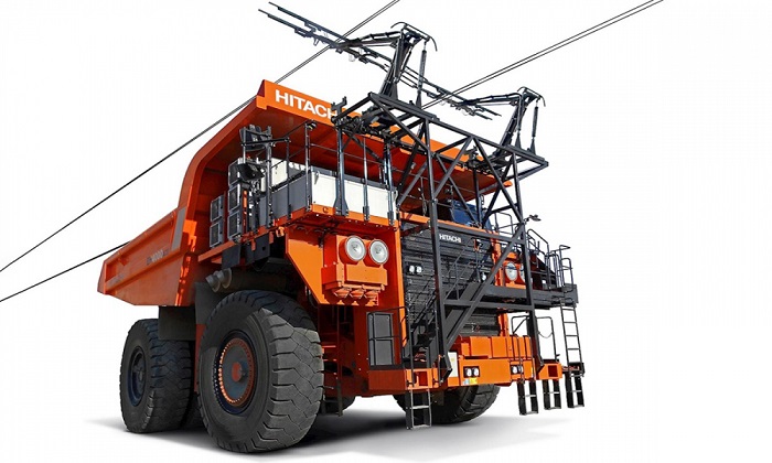 Thử nghiệm xe ben điện có thể vừa chạy vừa sạc