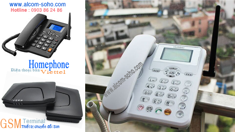 ĐIỆN THOẠI BÀN GPHONE VÀ HOMEPHONE 1SIM , 2 SIM DÙNG TẤT CẢ CÁC MẠNG DI ĐỘNG