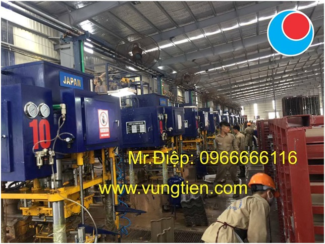 Máy sản xuất ngói xi măng