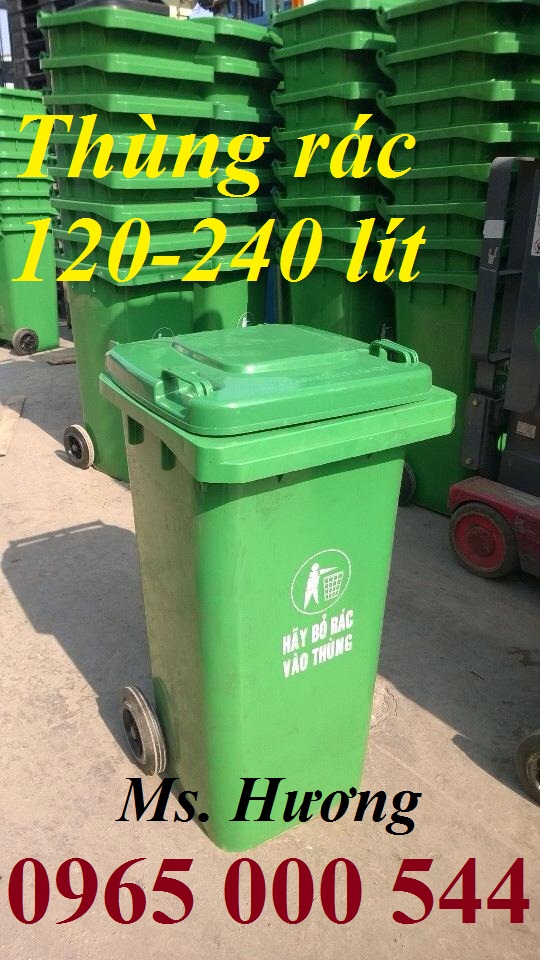 Thùng rác 120 lít