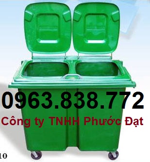 Thùng rác 660L composite