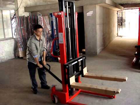 XE nâng tay cao thủy lực HS20/25 2 tấn 2000kg cao 2.5 mét