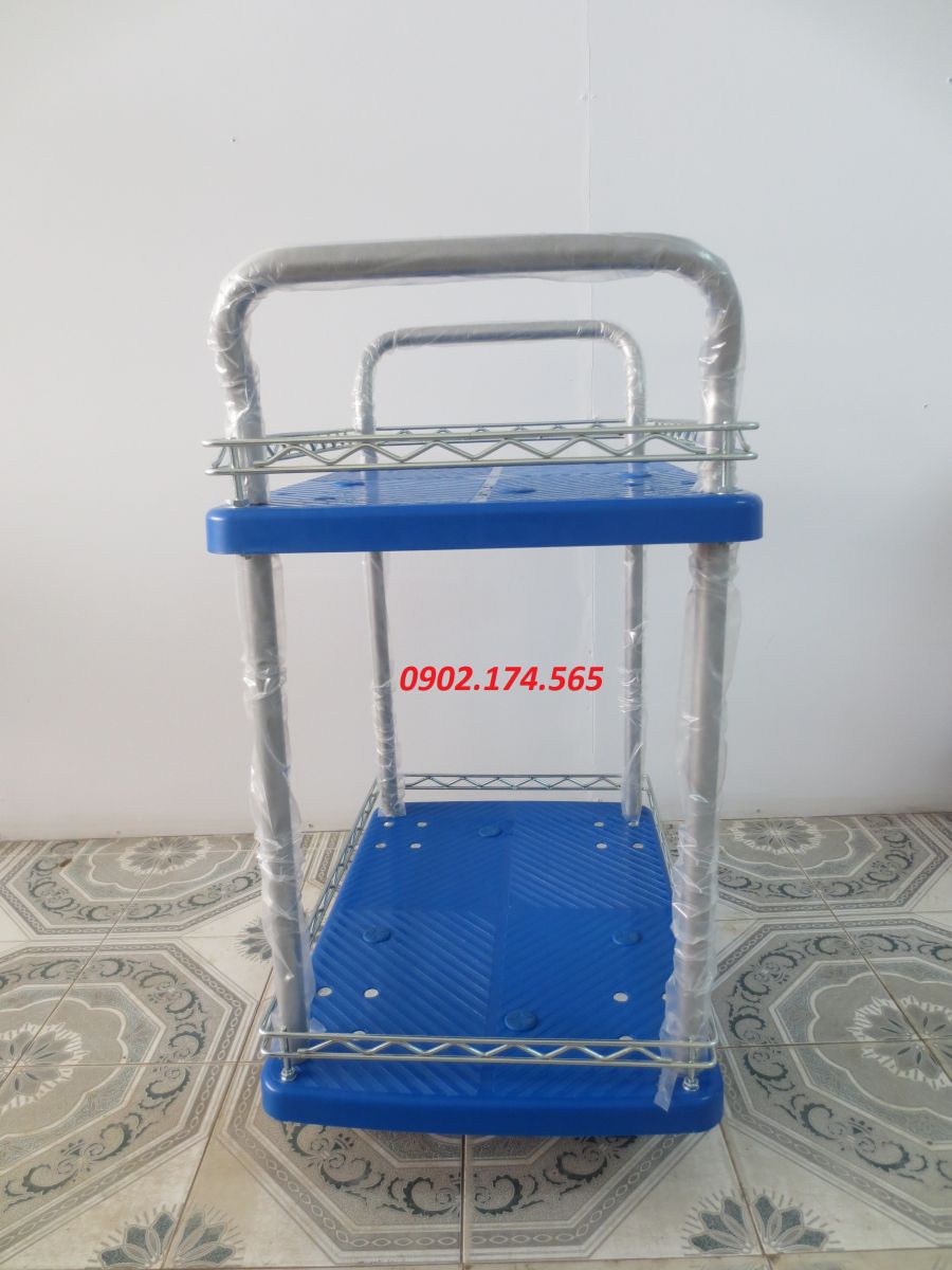 Xe đẩy sàn nhựa 2 tầng FD150-T2