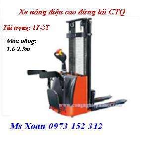 Xe nâng điện cao đứng ngồi lái