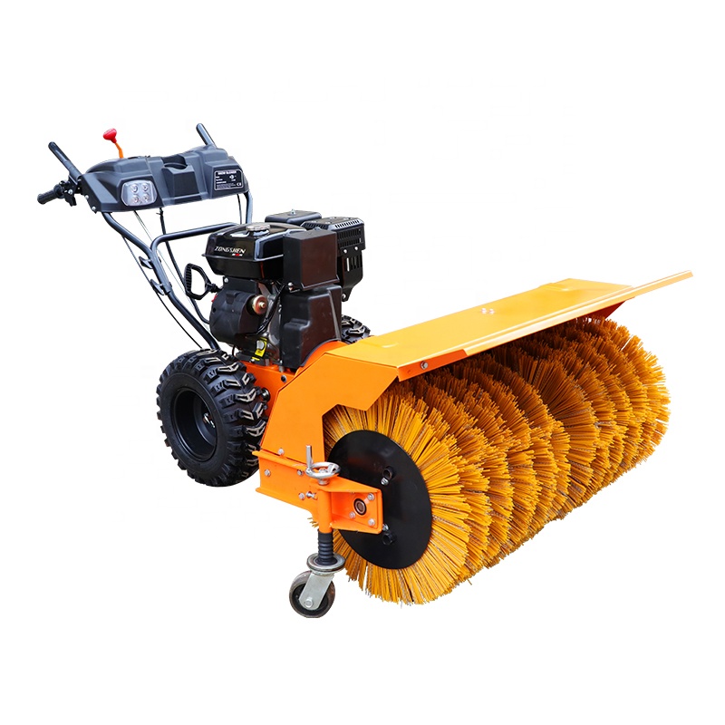 Máy vệ sinh mặt đường thi công