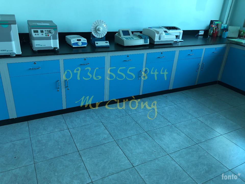 Bàn thí nghiệm áp tường cho phòng LAB- Thiết bị thí nghiệm