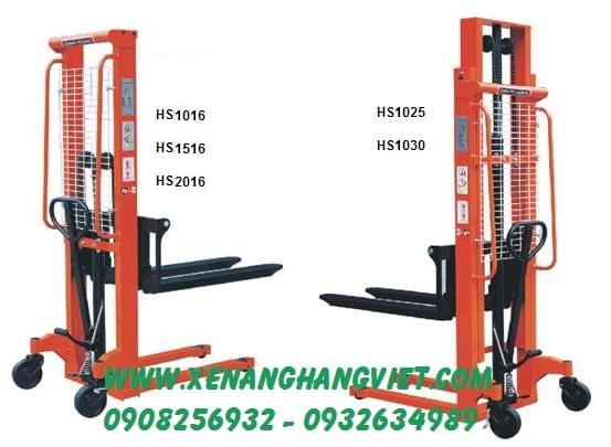 Xe nâng tay cao 2 tấn 2000kg cao 3m HS20/30 Meditek Đài Loan