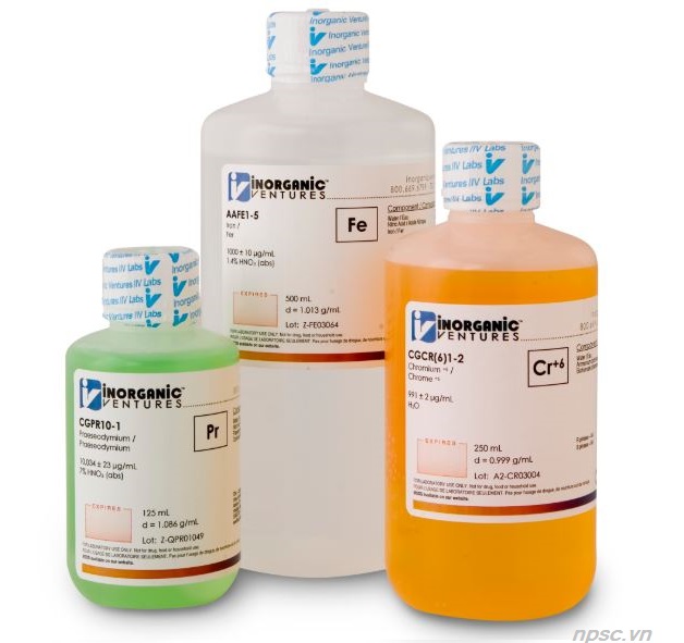 Dung dịch chuẩn AAS ICP 10,000ppm IC liên kết chuẩn NIST