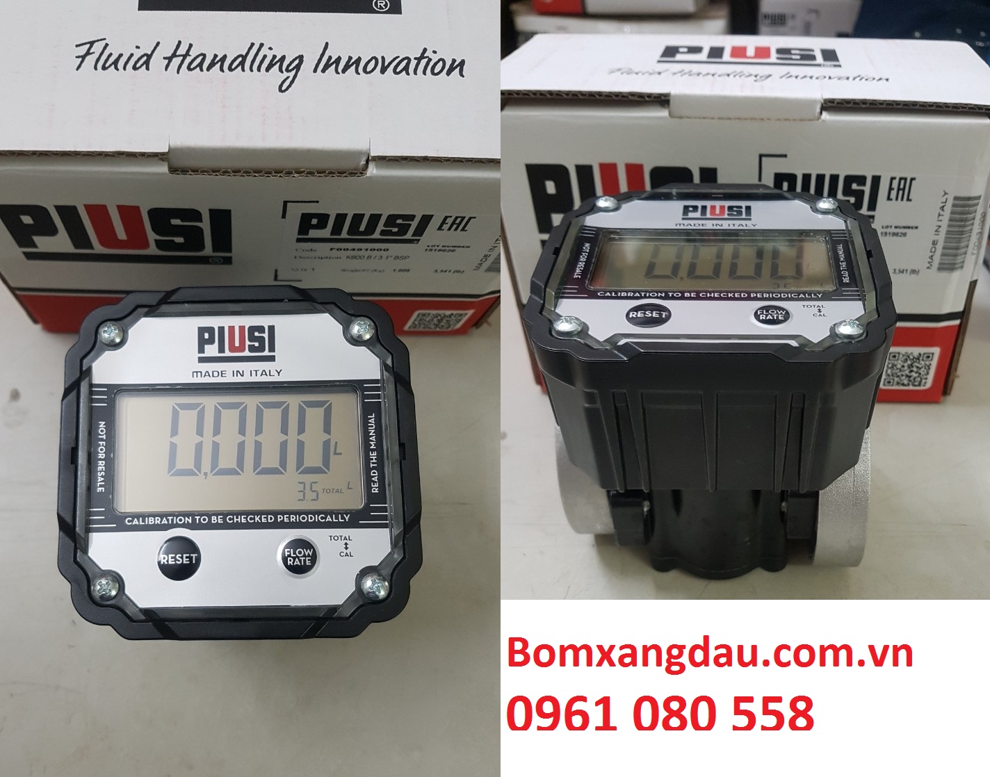 Đồng hồ đo dầu Piusi K600 B/3