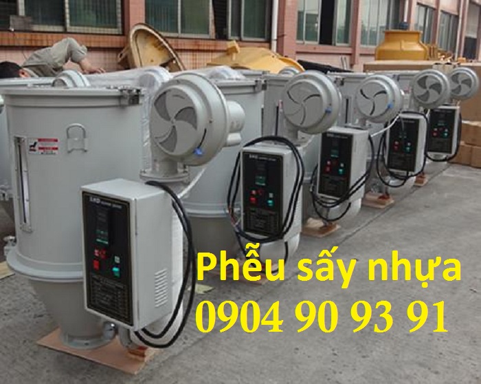 Phễu sấy nhựa HDB-300E, phễu sấy hạt nhựa 300kg