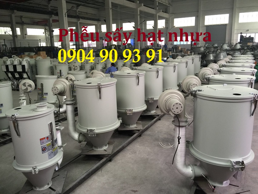 Phễu sấy nhựa HDB-400E, phễu sấy hạt nhựa 400kg
