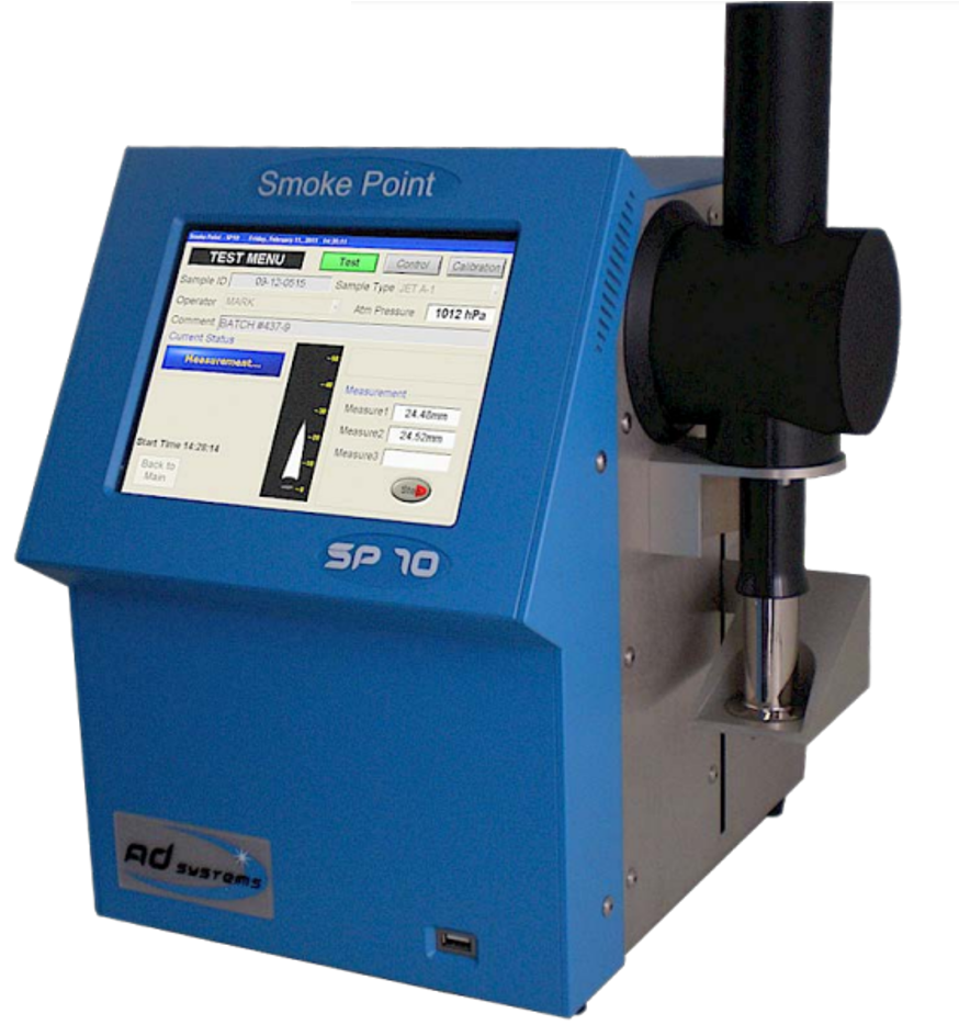 Thiết bị đo điểm khói tự động trong nhiên liệu JET A1 theo ASTM D1322 - AD Systems SP10