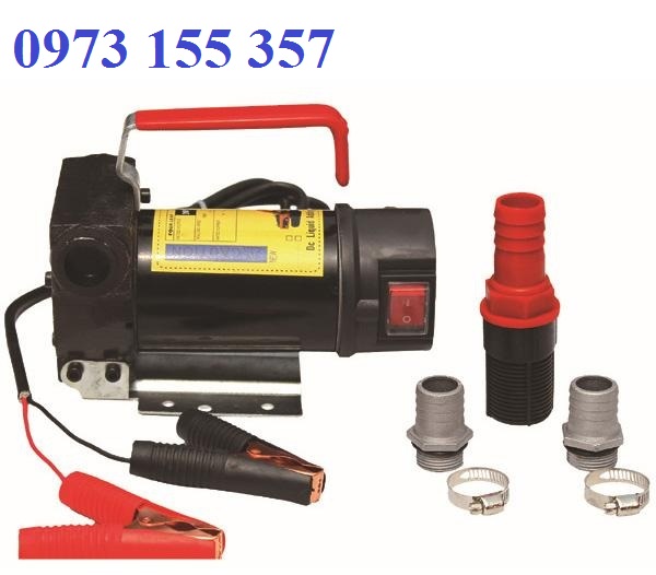 ﻿Bơm dầu diesel mini NP8011 DC,bơm dầu mini ắc quy 24V, bơm xăng dầu chạy điện 12V, máy bơm dầu mini