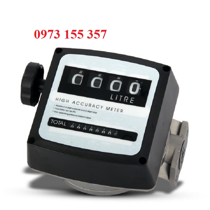 ﻿Đồng hồ đo dầu FM-120,Đồng hồ đo dầu cơ,đồng hồ đo lưu lượng dầu 4 số,Đồng hồ đo lưu lượng dầu FM120