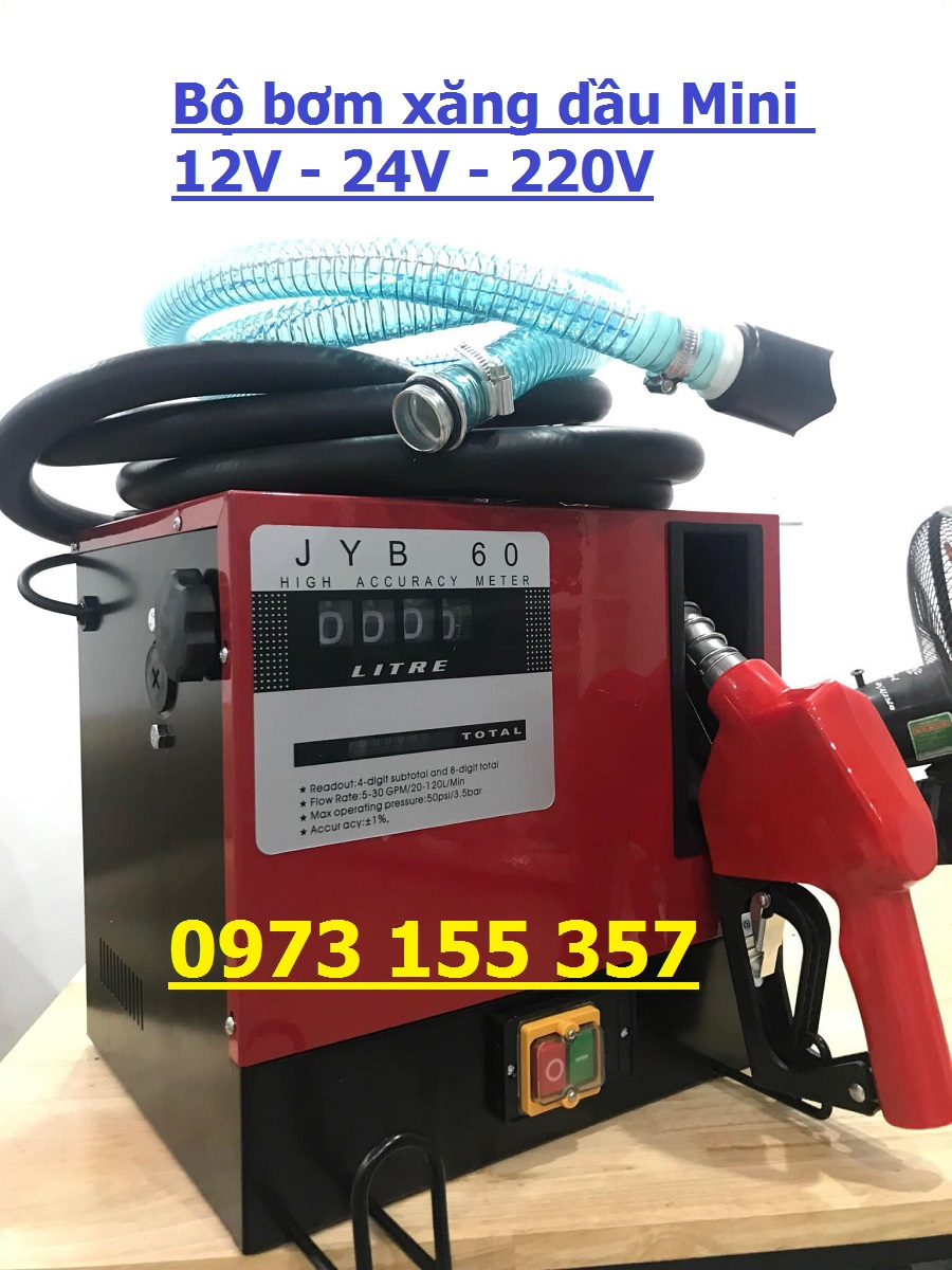  Hộp bơm dầu  JYB-60, bơm xăng dầu JYB60, bộ bơm dầu mini JYB-60