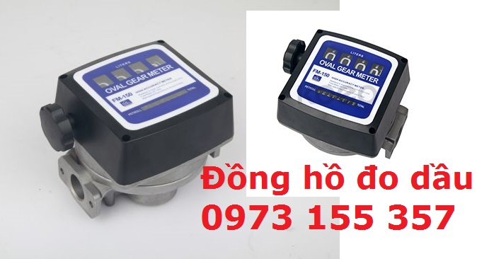 Đồng hồ đo dầu FM-150,đồng hồ đo xăng dầu 4 số,đồng hồ cơ đo dầu FM150