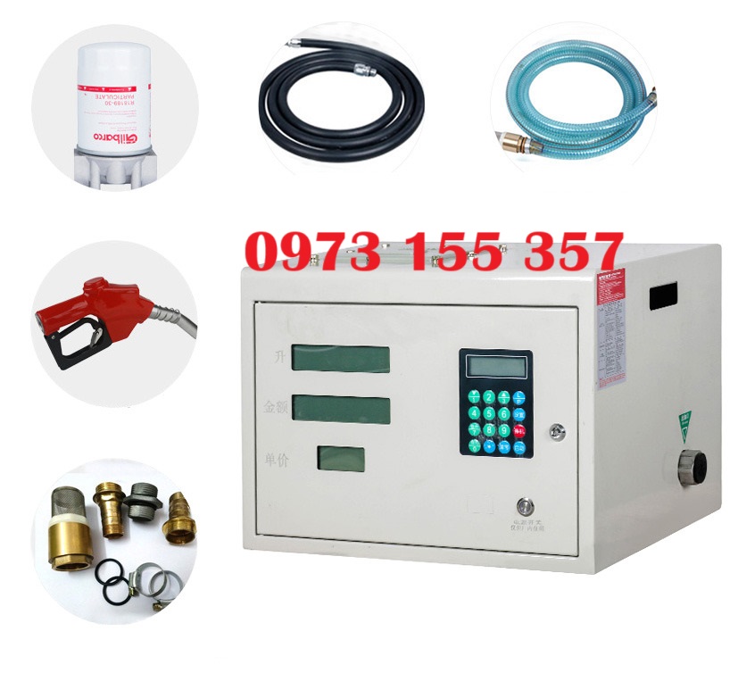 Bơm xăng dầu điện tử AC-80,Bộ bơm xăng dầu mini điện tử AC-80