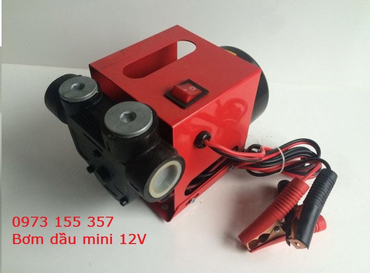 Bơm dầu diesel DYB-70 12V,bơm dầu mini 12V 70L/P