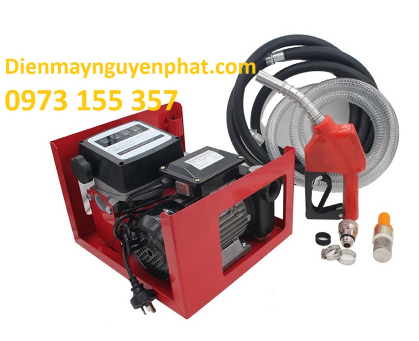 Máy bơm dầu ETM-80A 220V,Bộ bơm dầu mini ETM80A, Bơm xăng dầu 220V ETM-80A