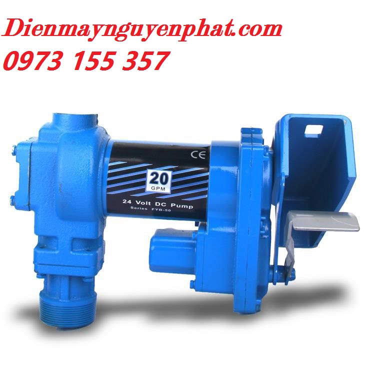 BƠM XĂNG DẦU DYB-50, bơm xăng dầu động cơ phòng nổ DYB50 12/24V