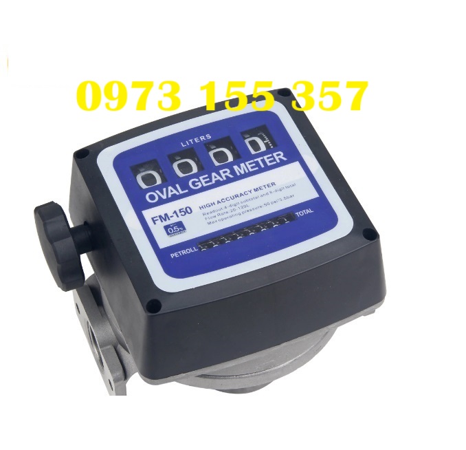 Đồng hồ đo dầu FM-150,đồng hồ Oval FM-15,đồng hồ đo dầu DN25 FM150