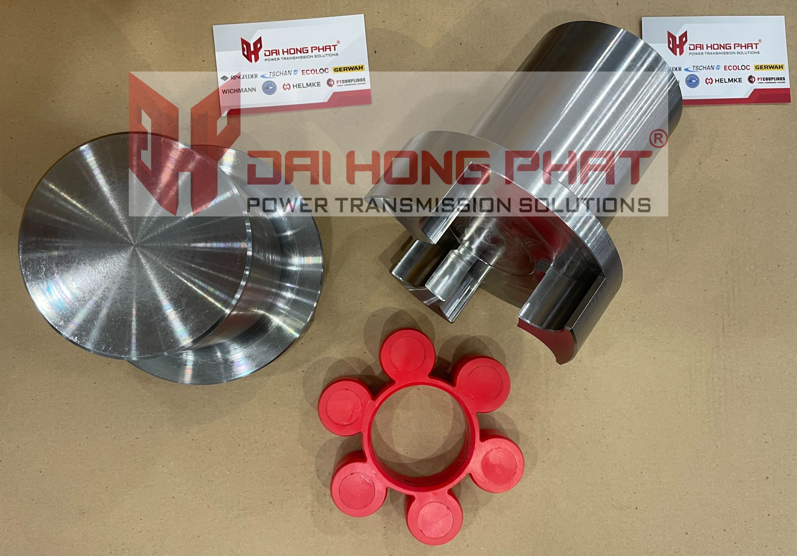 Vòng đệm TSCHAN S (8 cánh) màu đỏ/ màu đen, HÀNG SẴN KHO