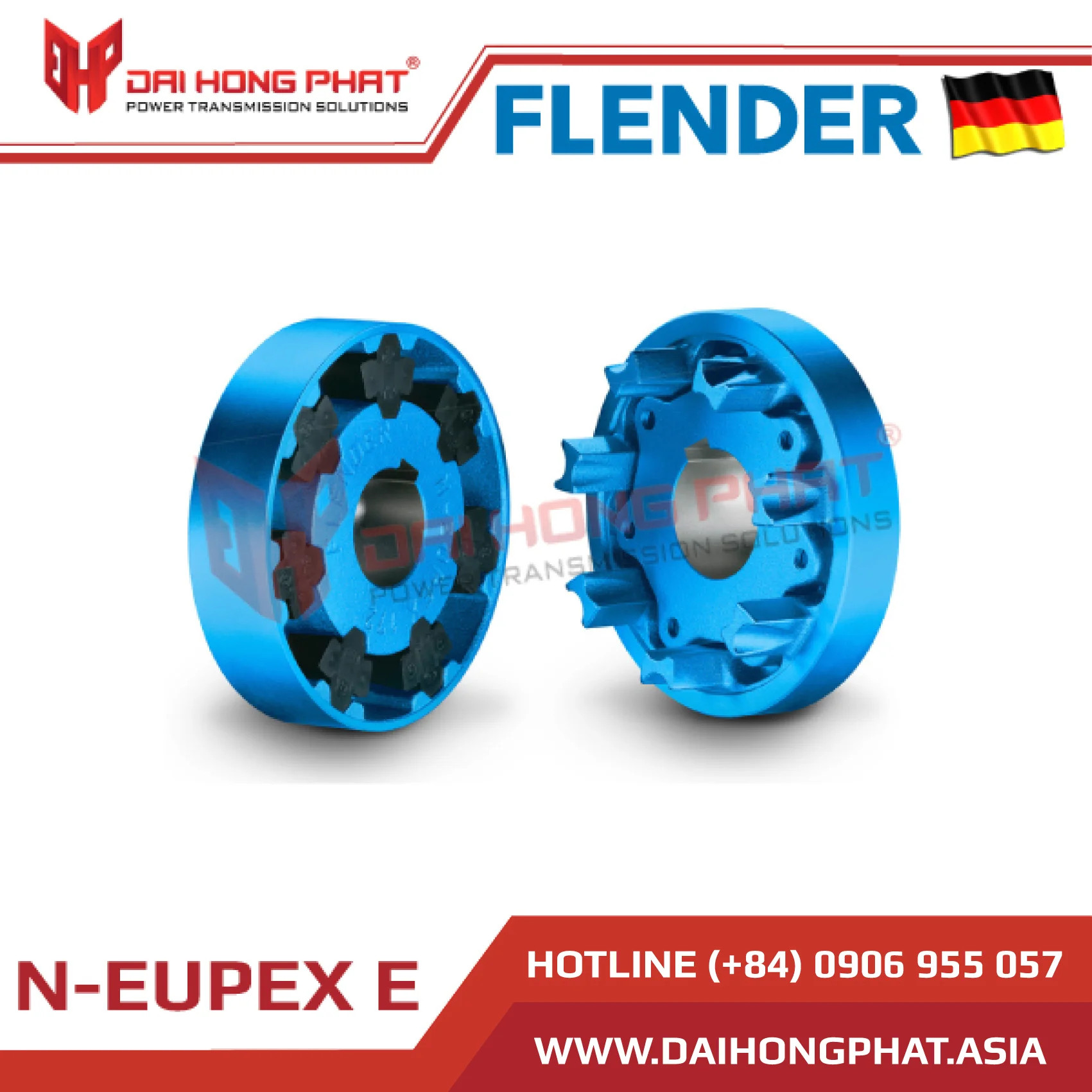 Khớp nối trục N-Eupex E Flender Germany tại Đại Hồng Phát