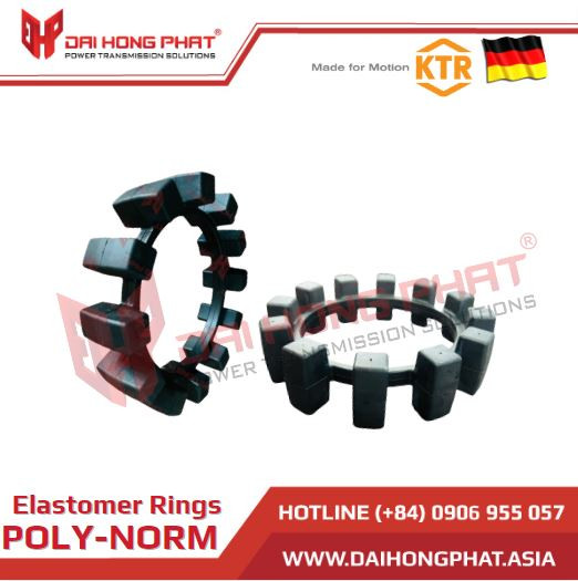 Vòng Đệm Cao Su Giảm Chấn Poly Norm KTR-Germany (Sẵn Kho)