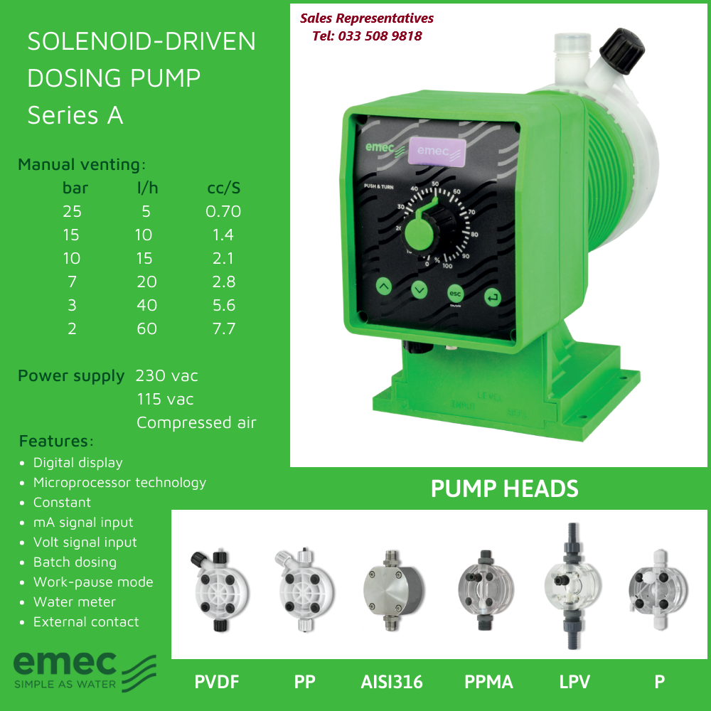 Bơm Định Lượng Emec Dòng A Series