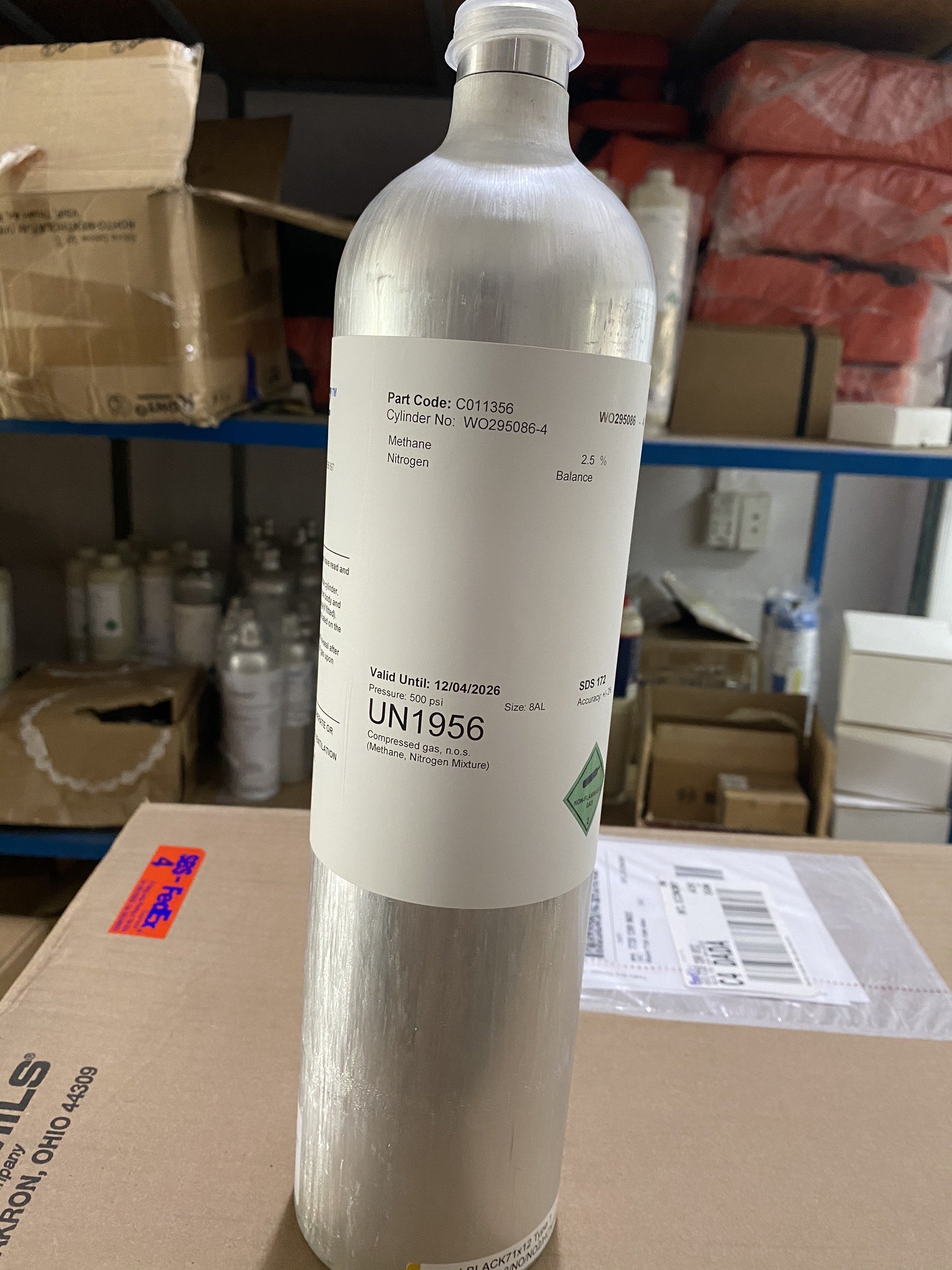 Bình Khí Hiệu Chuẩn CALGAZ