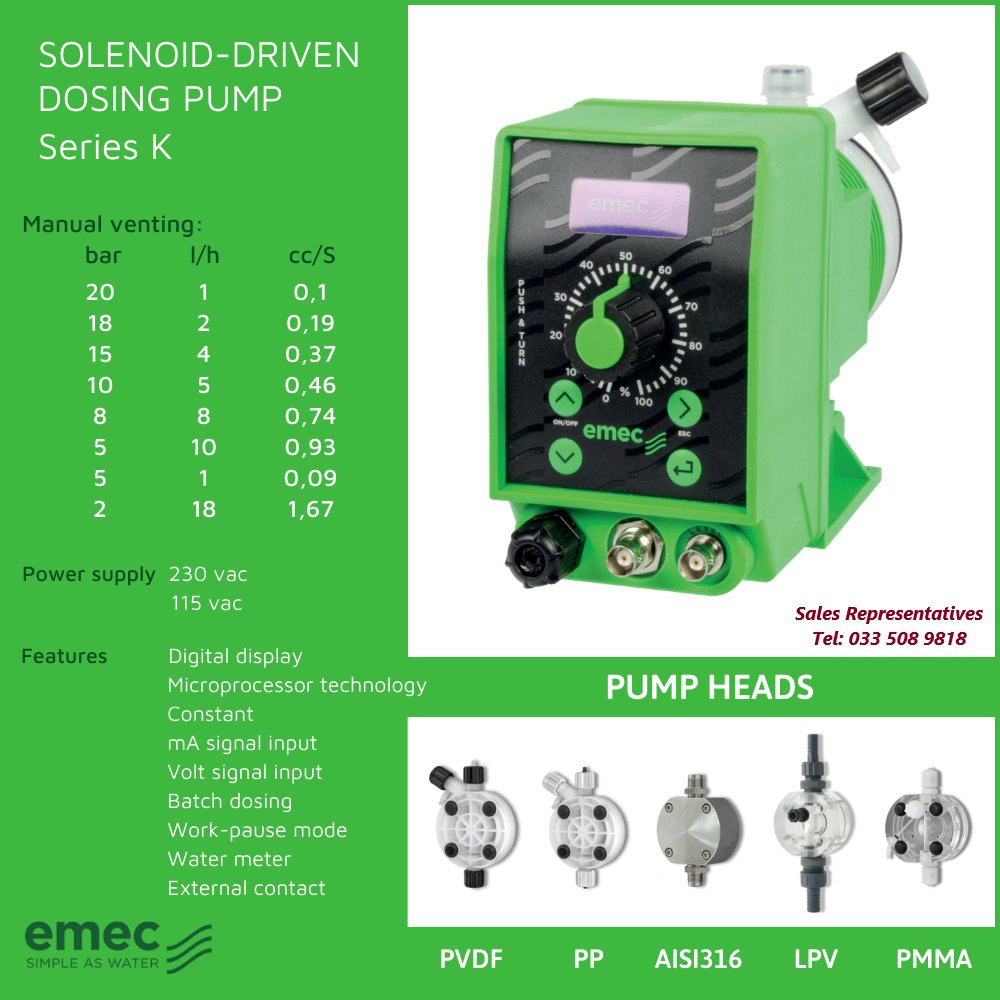 Bơm Định Lượng Emec Dòng K Series