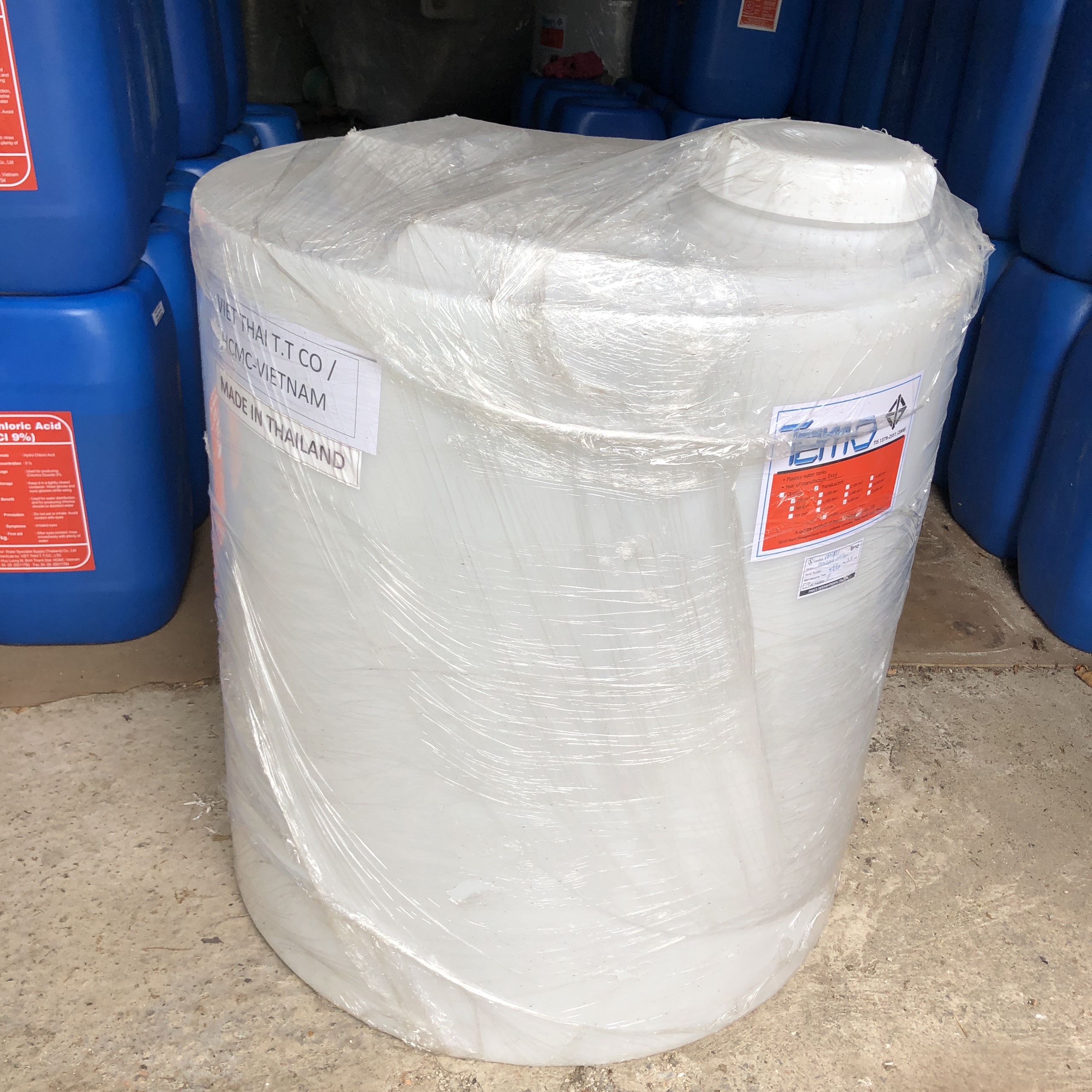 Bồn Chứa Hóa Chất 200 Lít Tema/Pakco Thái Lan