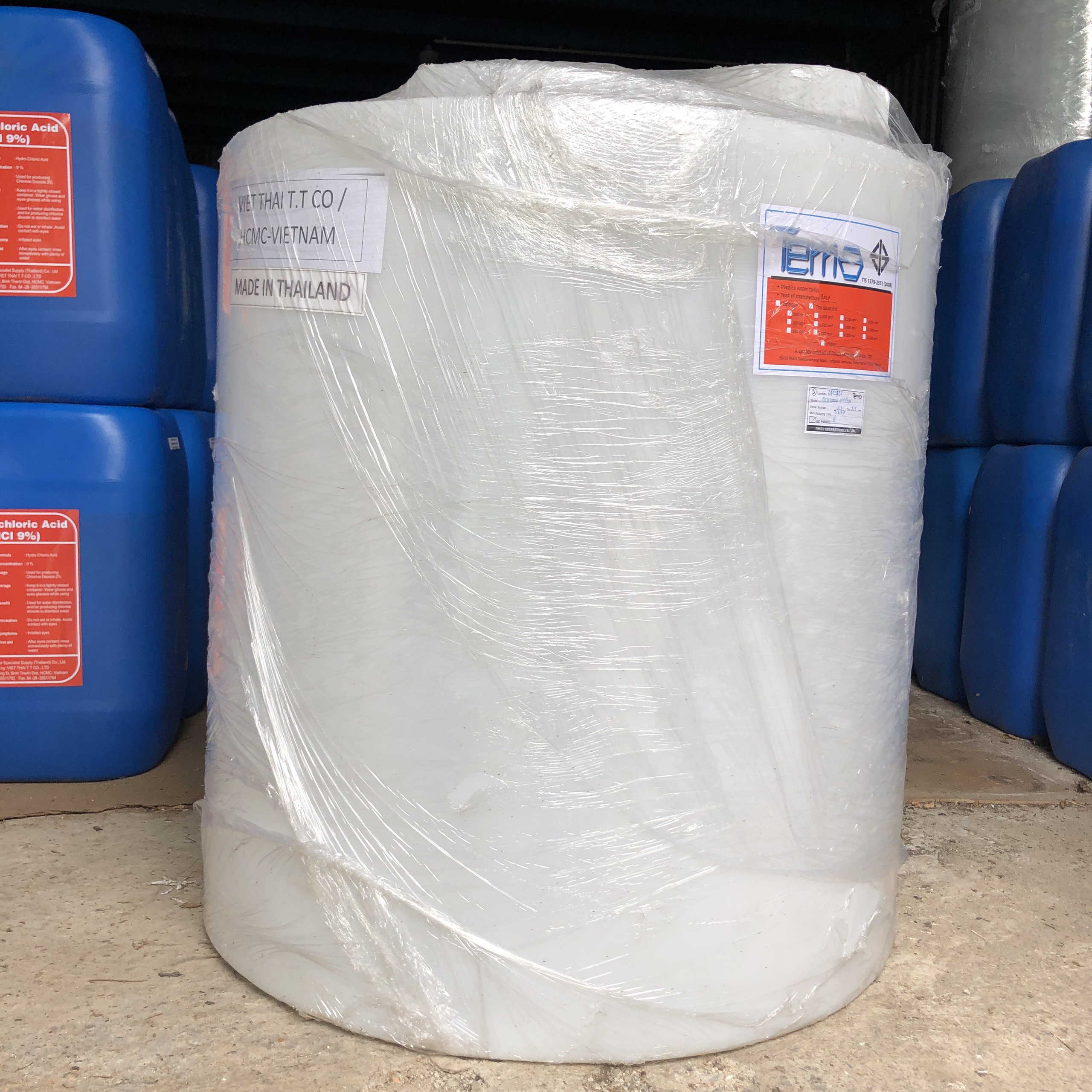 Bồn Chứa Hóa Chất 200 Lít Tema/Pakco Thái Lan
