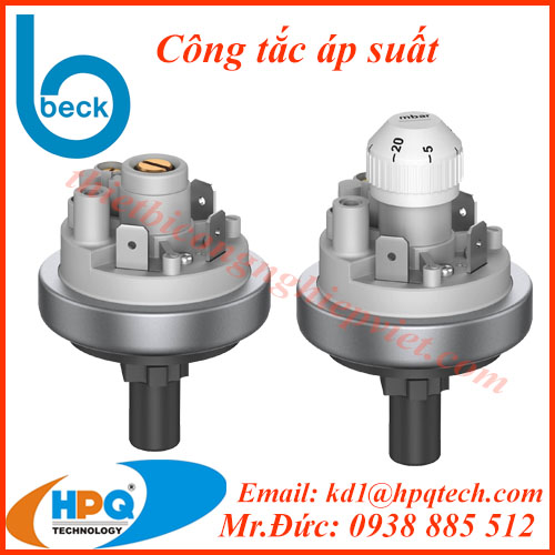 Cảm biến Beck - Công tắc áp suất Beck | Beck Việt Nam