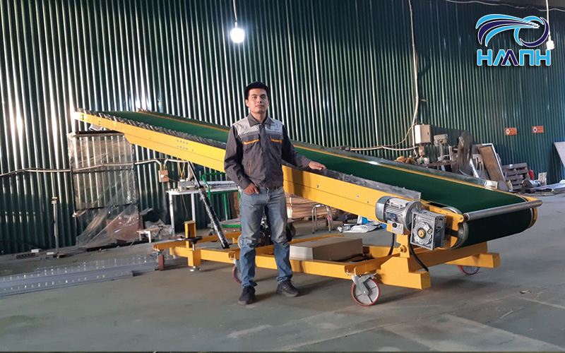 Băng tải nâng hạ giá rẻ tại Hà Nội