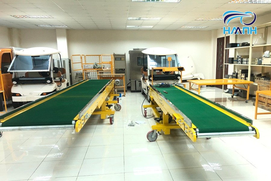 Băng tải nâng hạ giá rẻ tại Hà Nội