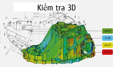Quét 3D ( Scan 3D) & RE ( Thiết kế ngược) dành cho Oto,Tàu thuyền, sản phẩm cơ khí