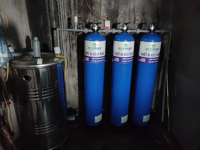 Thiết bị lọc nước giếng khoan nhiễm Phèn sắt màu vàng, mùi tanh nồng ECO-G03