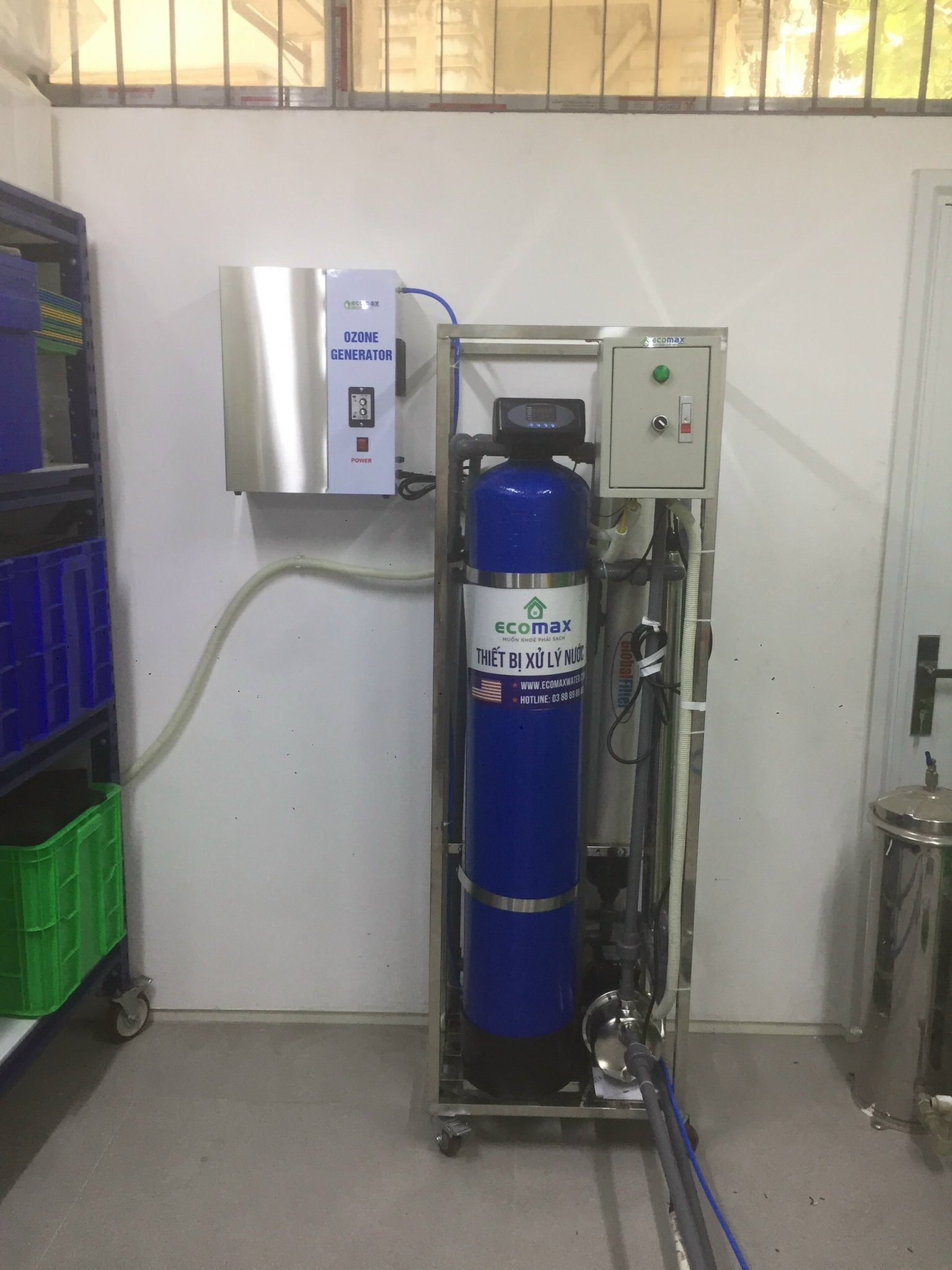 Máy sục ozone xử lý nước công suất 1g/h Model ECO-01