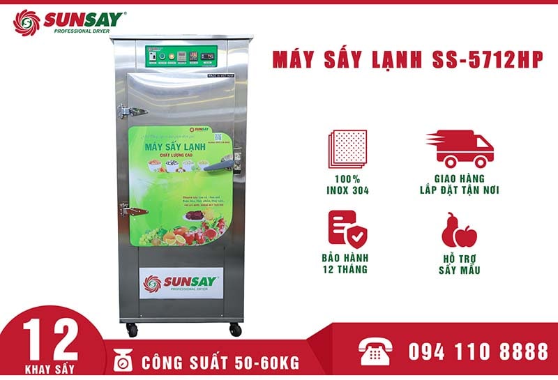 ​Máy sấy lạnh thực phẩm 12 khay﻿