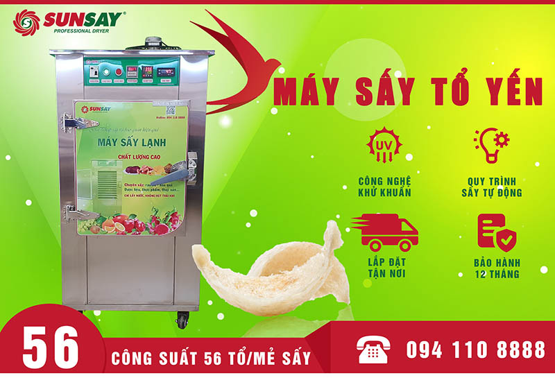 Máy sấy tổ yến, máy sấy yến lạnh