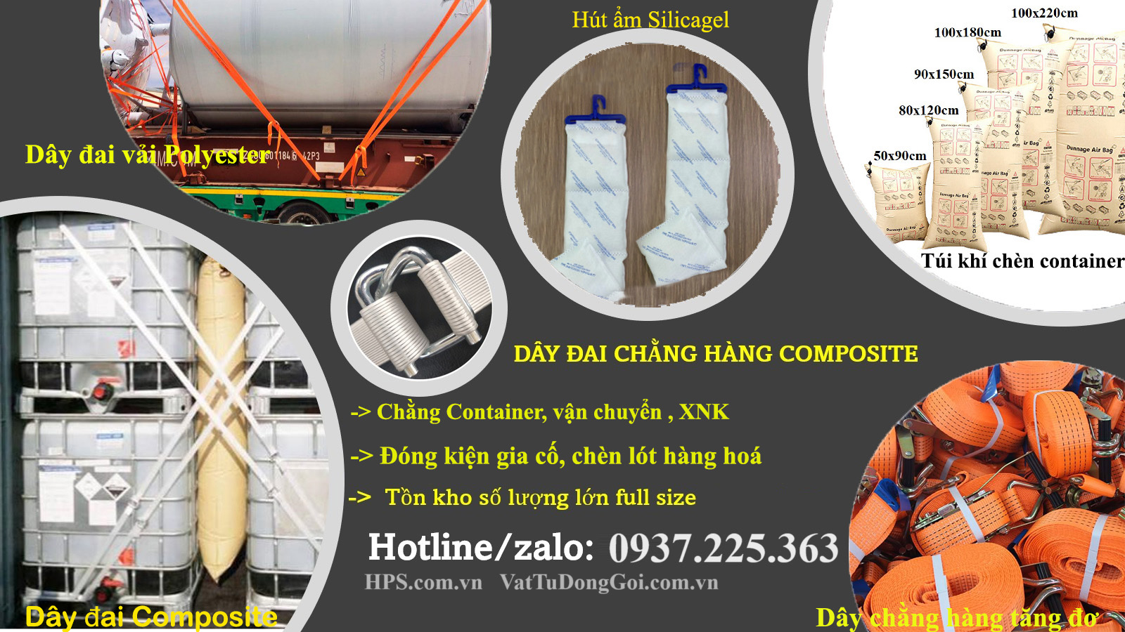 Túi khí chèn hàng 900x1500mm - thùng 50 cái nhập khẩu bởi HPS