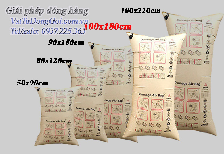 Túi khí chèn hàng 1000x1800mm
